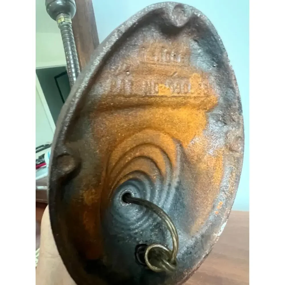 Vintage 1940s Art Deco Cast Goose Neck Lamp by Eagle